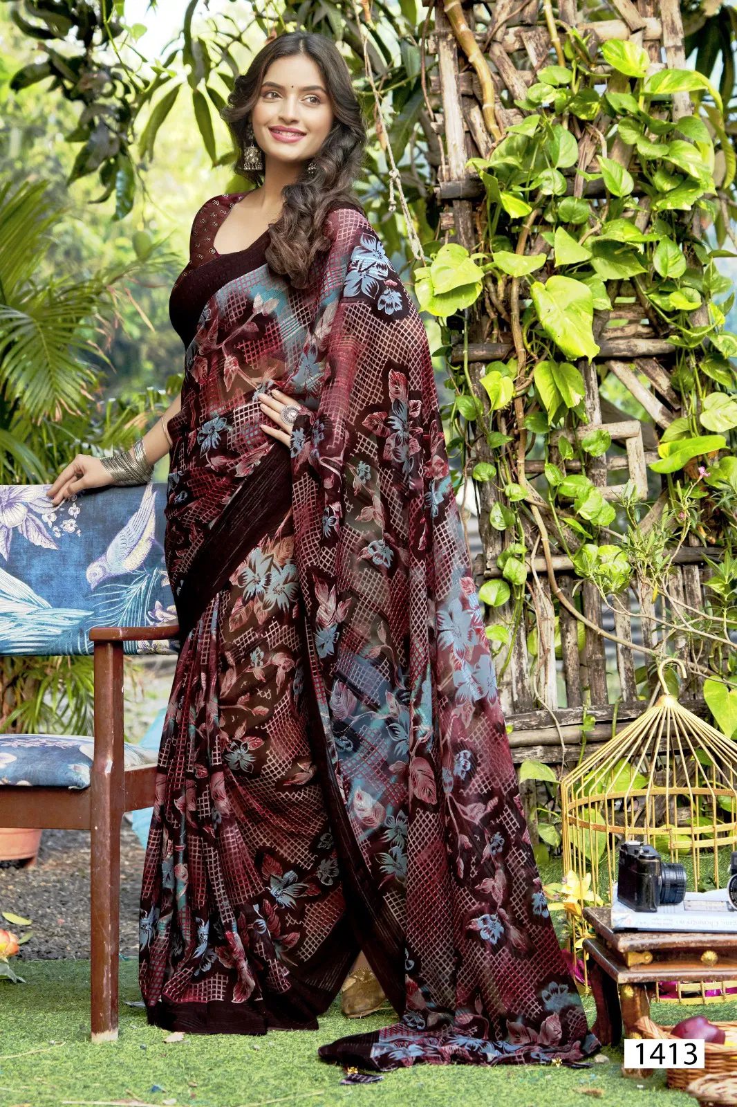 Viratika Vol 2 By Vallabhi Georgette Printed Daily Wear Saree Orders In India